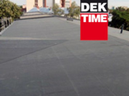 Nová krytina střechy řešená jako povlak z EPDM fólie