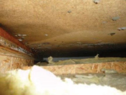 PORUCHA PLOCHÉ STŘECHY RODINNÉHO DOMU S LEHKÝM DOLNÍM PLÁŠTĚM