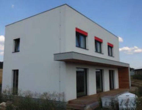 KONSTRUKCE A SKLADBY MODERNÍHO PASIVNÍHO RODINNÉHO DOMU