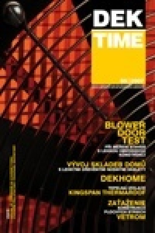 BLOWER-DOOR TEST PŘI MĚŘENÍ STAVEB S LEHKOU OBVODOVOU KONSTRUKCÍ