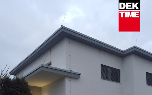 Kondenzace v dutině přesahu střechy