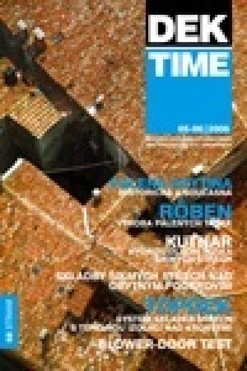 MĚŘENÍ TĚSNOSTI BUDOV METODOU TLAKOVÉHO SPÁDU BLOWER-DOOR TEST