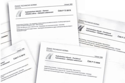 HISTORIE VZNIKU NOREM HYDROIZOLACE 2. ČÁST